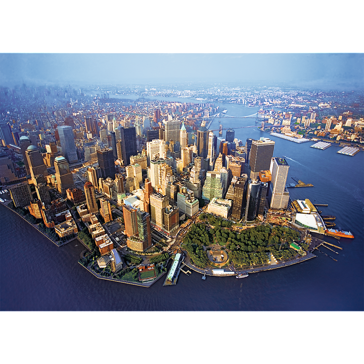 1000 Piece Jigsaw Puzzles, New York, NYC Puzzle with City Skyline and Aerial View, Puzzle of USA, Adult Puzzles, Trefl 10222 2