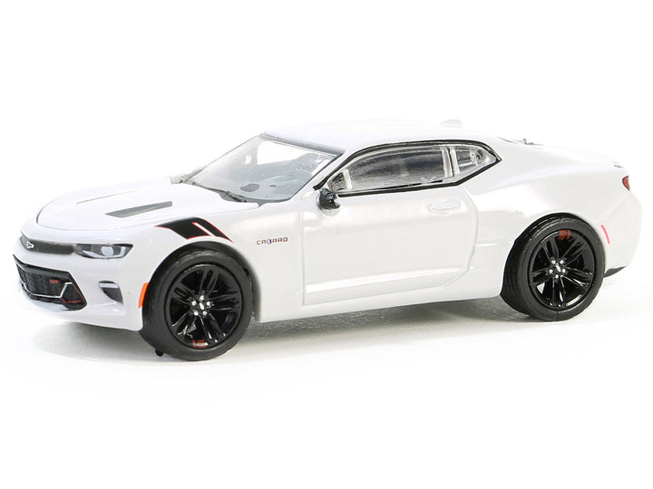 2018 Chevrolet Camaro SS Redline Edition Silver Ice Metallic "GreenLight Muscle" Series 28 1/64 Diecast Model Car by Greenlight-0