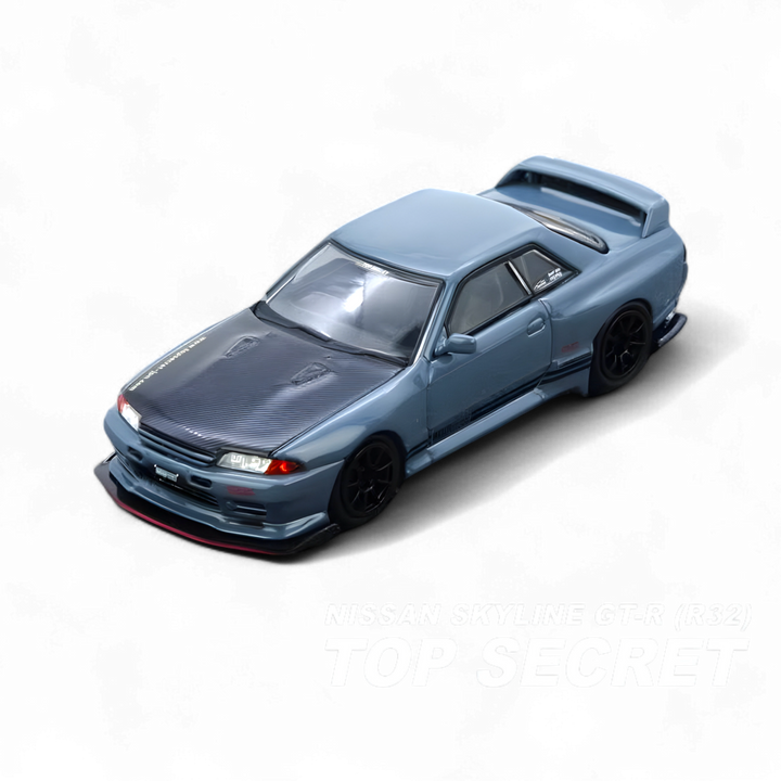 Nissan Skyline TOP SECRET R32 GT-R - Stealth Grey 1/64 by Inno64