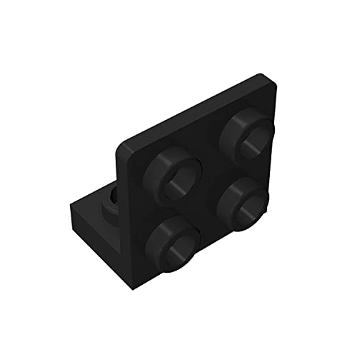 BRACKET 1×2-2×2 Inverted (#99207) – 25× Black – LEGO® Compatible – Pack of 25
