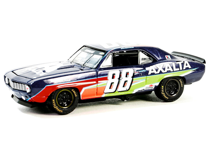 1969 Chevrolet Camaro #88 "Alex Bowman - Hendrick Motorsports First Win Tribute" Dark Blue with Graphics "Hobby Exclusive" Series 1/64 Diecast Model Car by Greenlight-0