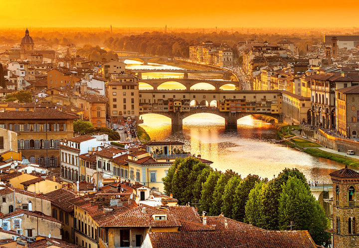 1000 Piece Jigsaw Puzzle, Bridges of Florence, Arno, Tuscany, puzzle of Italy, Adult Puzzle, Castorland C-104826-2 2