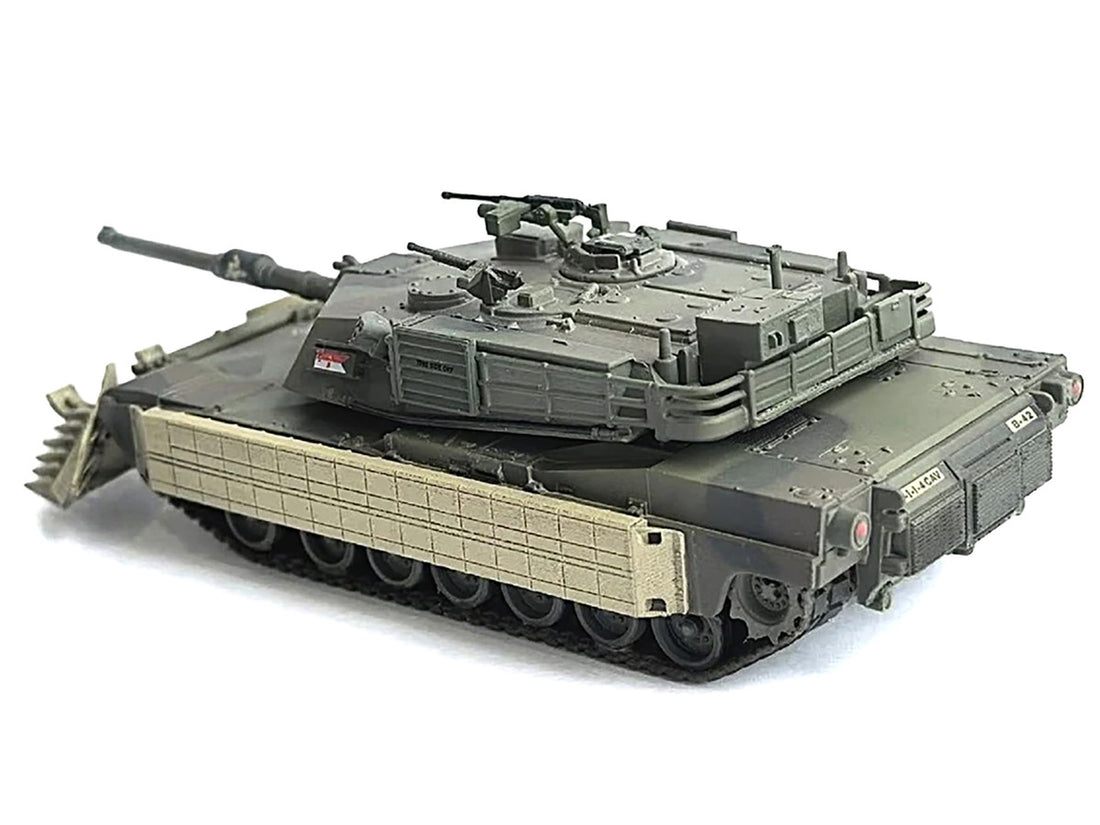 United States M1A1 AIM (Abrams Integrated Management) Tank with Mine Plow (Plowing Mode) #68 "United States Army" Olive Drab "NEO Dragon Armor" Series 1/72 Plastic Model by Dragon Models-2