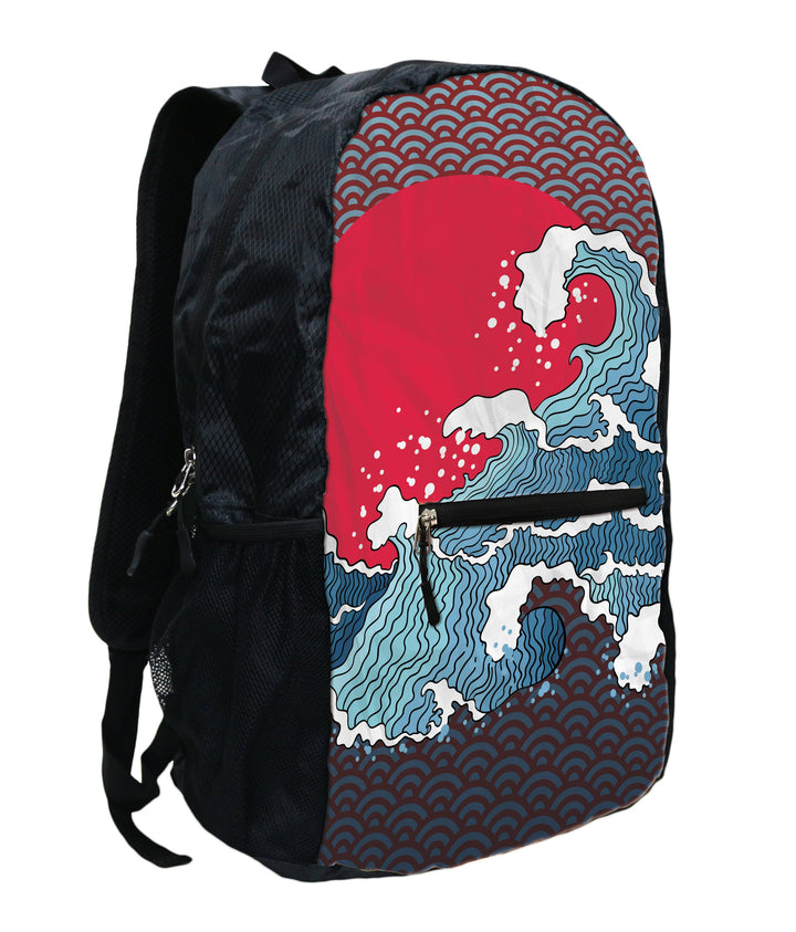Backpacks - 24 LITER Summit GoPak Japanese Waves Folding Lightweight