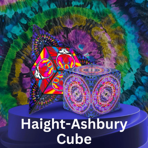 Shashibo Grateful Dead  Series - Best Puzzles and Games. Haight Ashbury custom artwork on a shashibo puzzle.