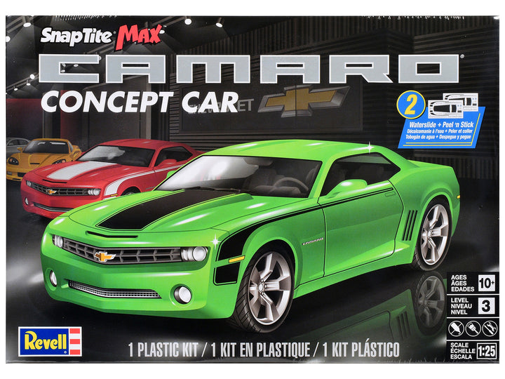 Level 3 Snap Tite Max Model Kit Chevrolet Camaro Concept Car 1/25 Scale Model by Revell-0