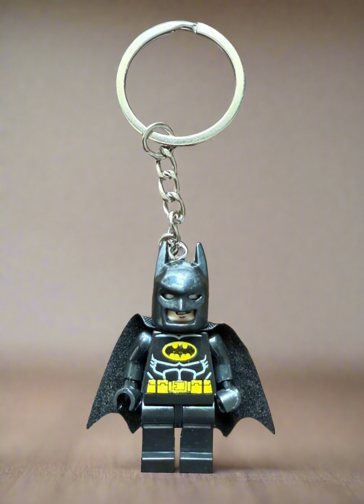 Batman Minifigure Custom Keychain - LEGO® Compatible – New