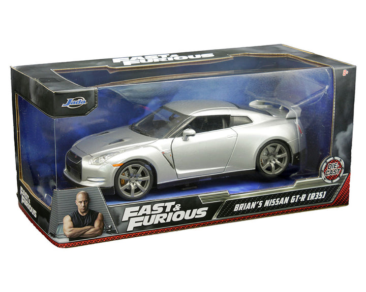 Nissan Gt-R (R35)(Silver) Brian's Jada 1:24 – Fast & Furious | 97212
