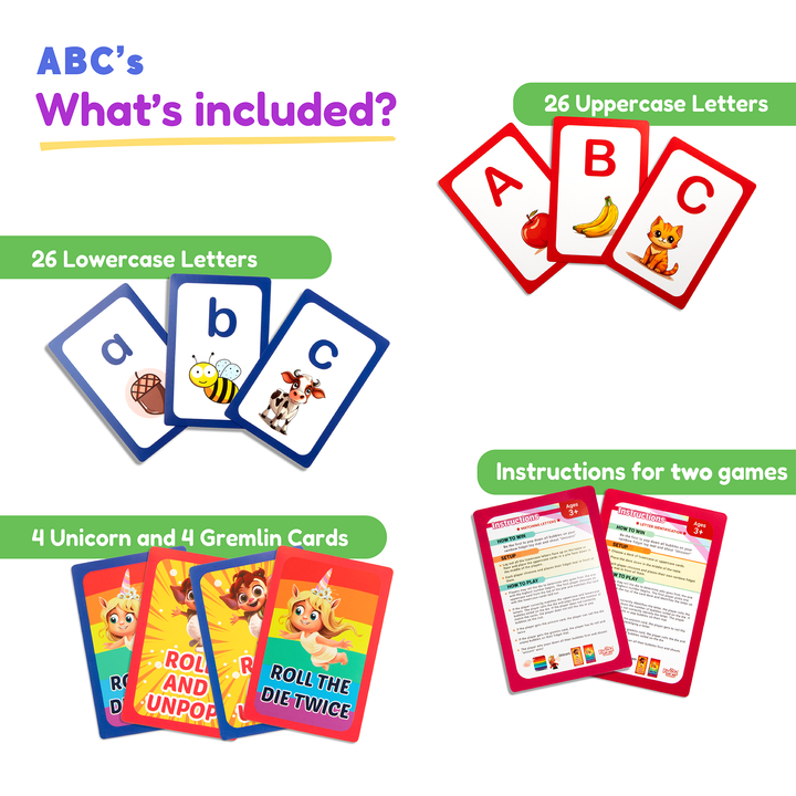 ABC: Learn Uppercase & Lowercase Letters Card Pack 2