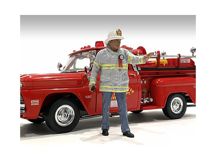 "Firefighters" Fire Captain Figure for 1/18 Scale Models by American Diorama-1