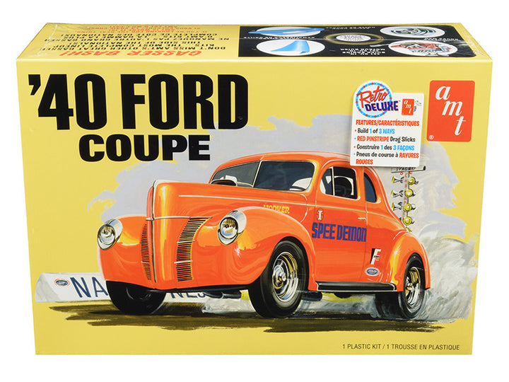 Skill 2 Model Kit 1940 Ford Coupe 3 in 1 Kit 1/25 Scale Model by AMT-0