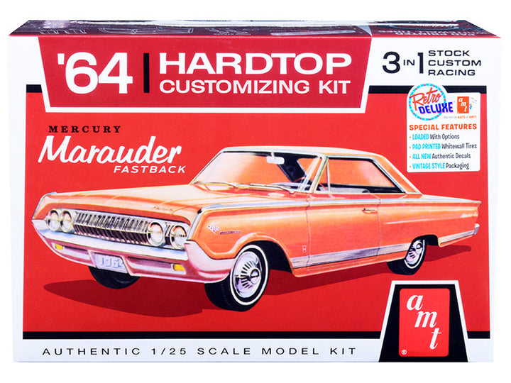 Skill 2 Model Kit 1964 Mercury Marauder Fastback 3-in-1 Kit 1/25 Scale Model by AMT-0