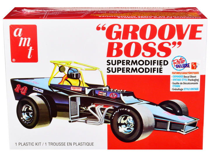 Skill 2 Model Kit "Groove Boss" Supermodified Racer 1/25 Scale Model by AMT-0