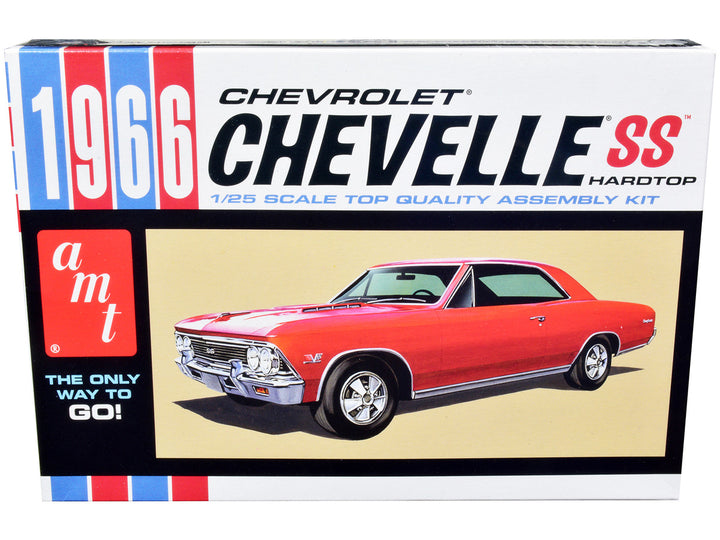 Skill 2 Model Kit 1966 Chevrolet Chevelle SS Hardtop 1/25 Scale Model by AMT-0