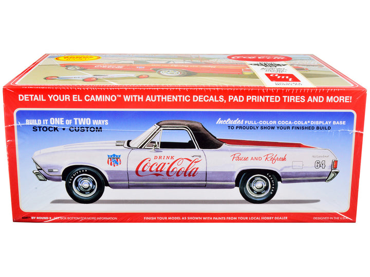 Skill 3 Model Kit 1968 Chevrolet El Camino SS and Soap Box Derby Racing Car 2 in 1 Kit "Coca-Cola" 1/25 Scale Model Car by AMT-1