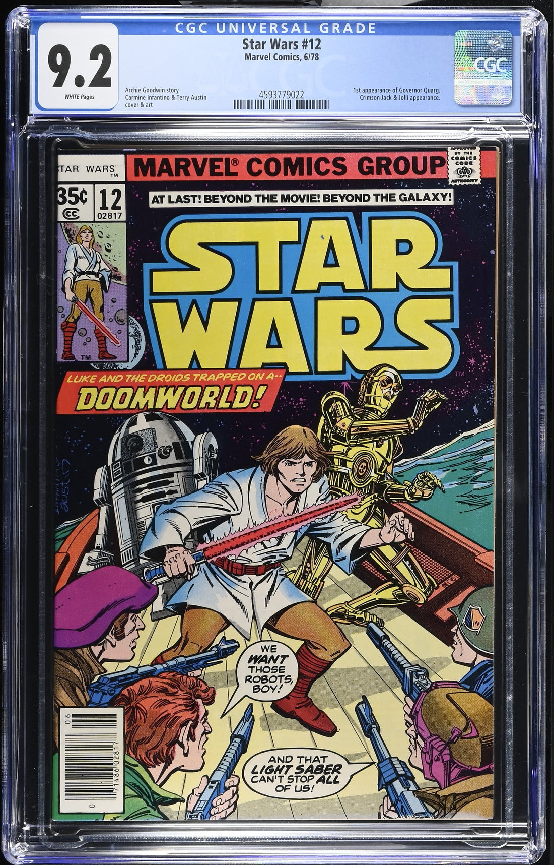 Star Wars #12 (6/78) Graded CGC 9.2