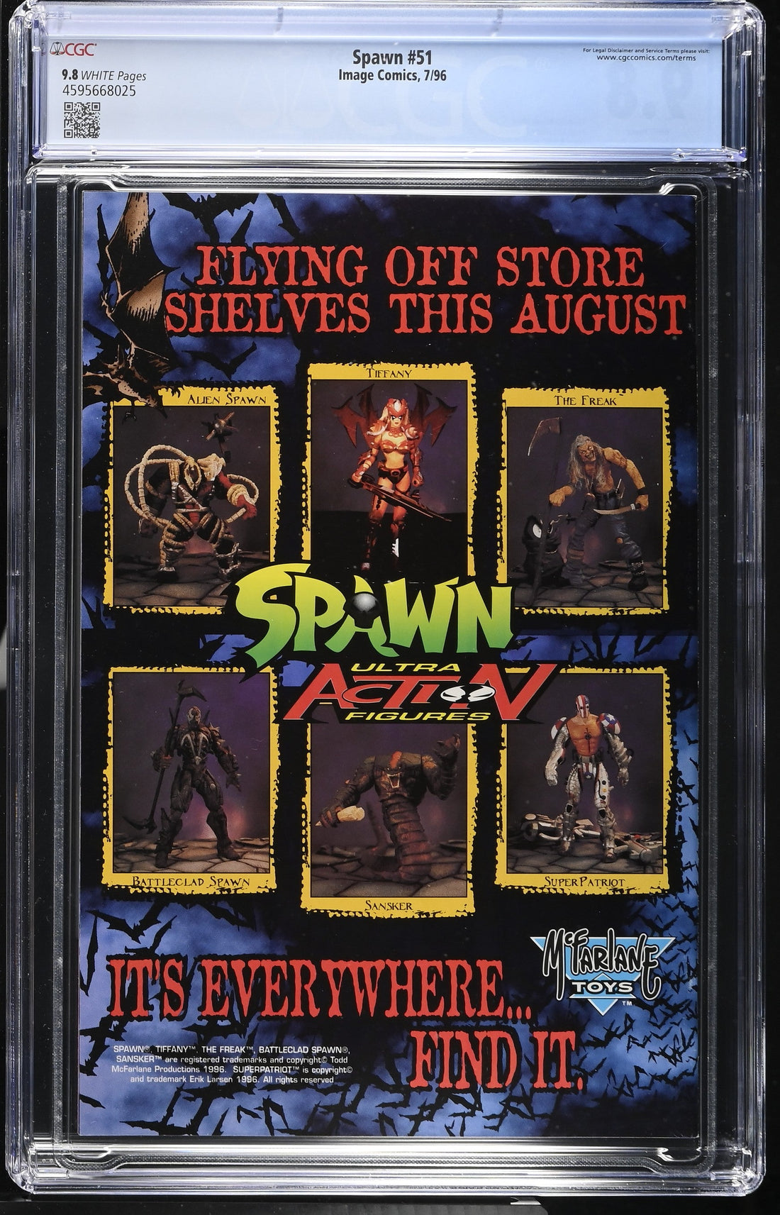 Spawn #51 (7/96) Graded CGC 9.8 2