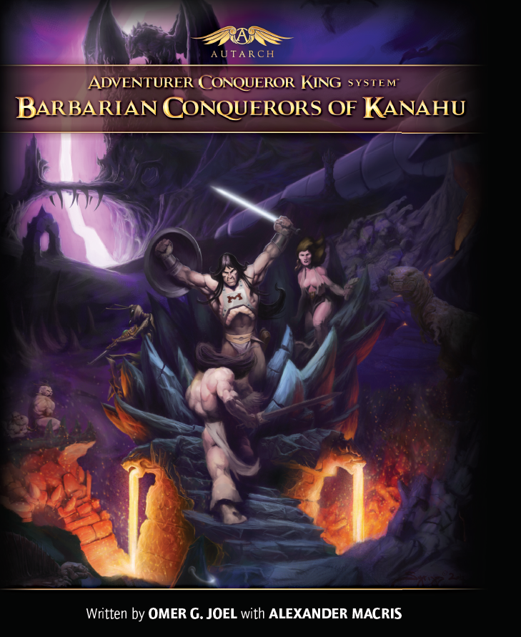 Fantasy Books - ACKS Barbarian Conquerors of Kanahu (softcover)