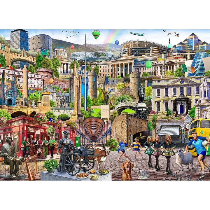 Dublin Calling 1000 Piece Jigsaw Puzzle Gibsons 2