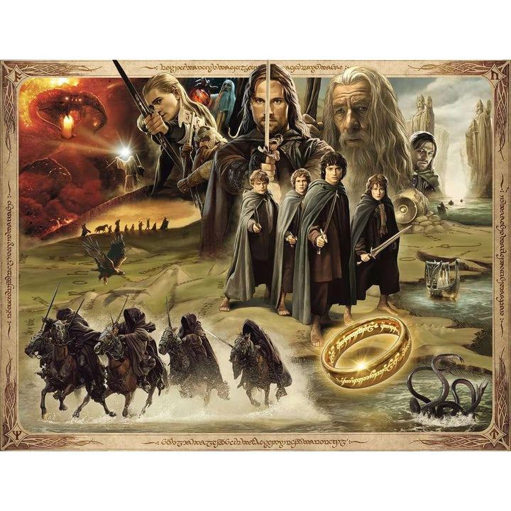 Fellowship of the Ring LOTR 2000 Piece Jigsaw Puzzle Ravensburger 2