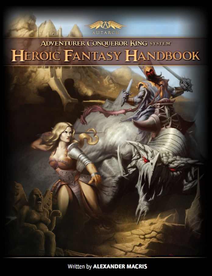 Fantasy Books - ACKS Heroic Fantasy Handbook (softcover)