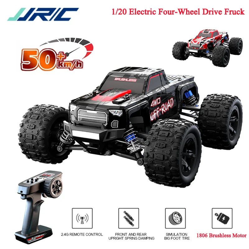 JJRC C8810 & C8811 4WD Brushless Monster 1:20 RC Truck | Cashymart