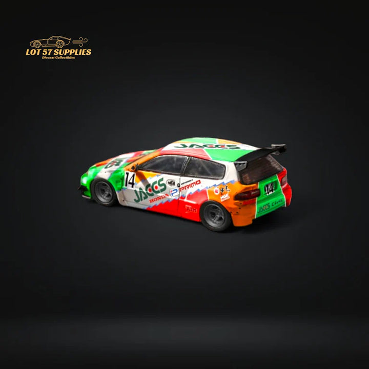Honda Civic EG6 5th Gen MK5 Rocket Bunny JACCS #14 Livery 1:64 by Fuji - 1