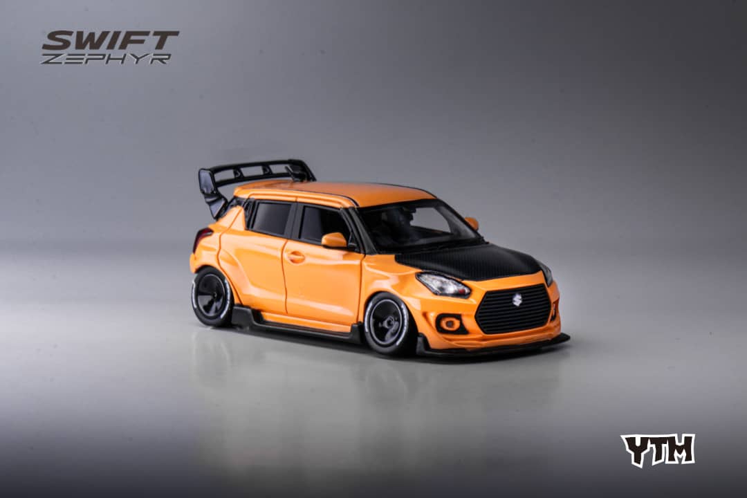 Suzuki Swift 3rd Gen Zephyr Modified Version Rear Engine Concept Orange 1:64 by YTM