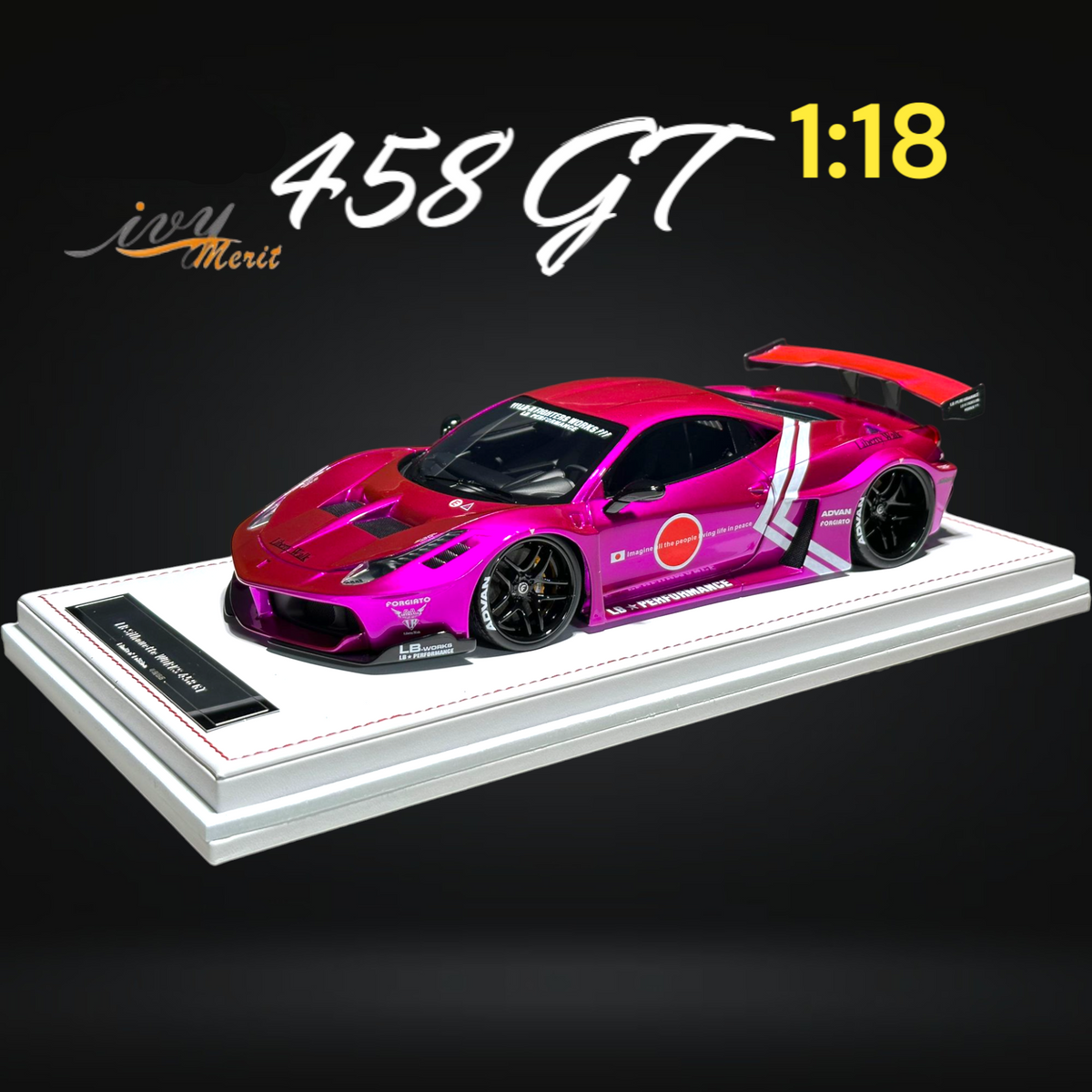 【限定66台】LBWK 1/18 フェラーリ458 マットオレンジ　新品 2025年最新】LBWK 1/18 フェラーリ 458の人気アイテム - メルカリ