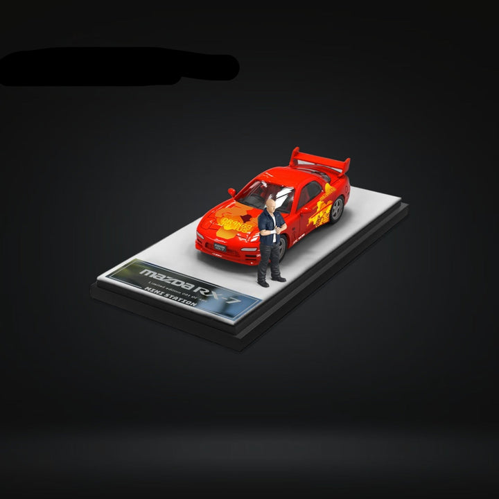 Mazda RX-7 Red FNF Figure Version 1:64 by Mini Station