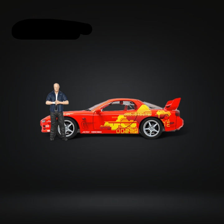 Mazda RX-7 Red FNF Figure Version 1:64 by Mini Station - 2