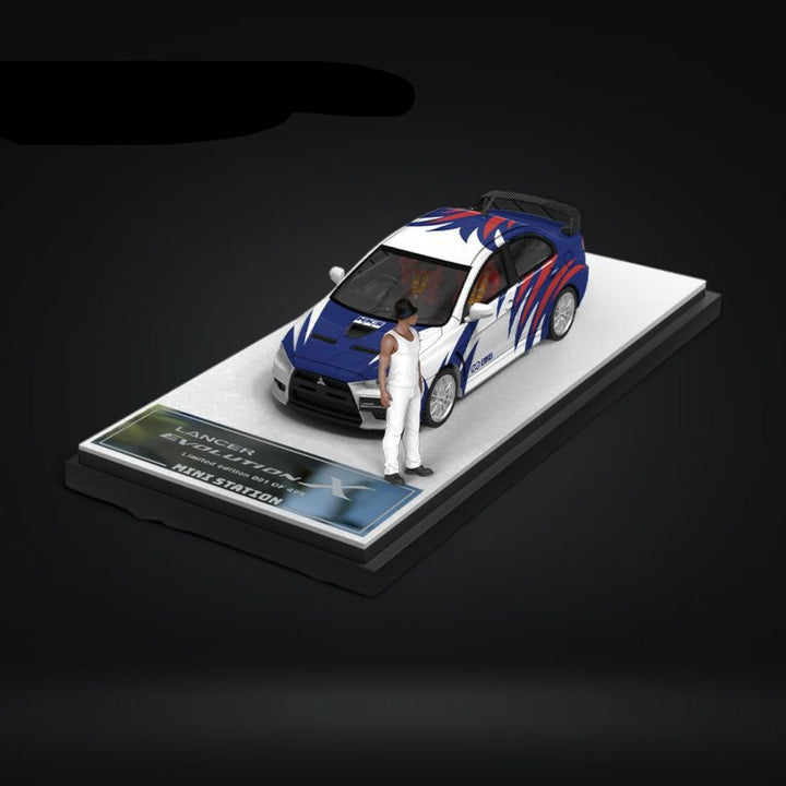 Mitsubishi Lancer EVO X Need for Speed Black List #9 Livery Figure Version 1:64 by Mini Station - 2