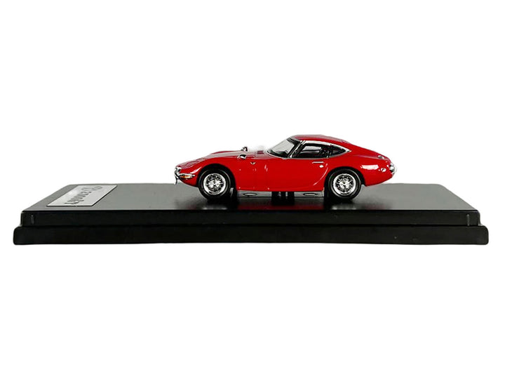 Toyota 2000GT RHD (Right Hand Drive) Red 1/64 Diecast Model Car by LCD Models-1