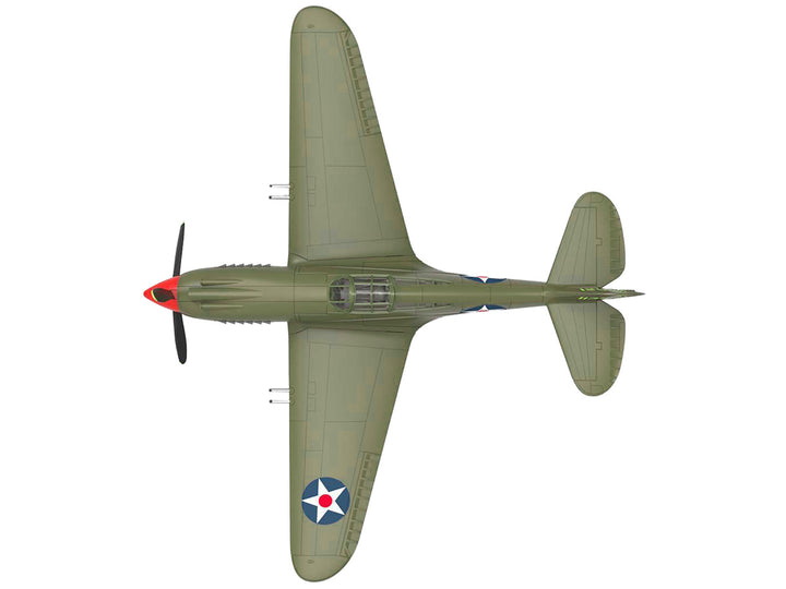 Curtiss P-40B Warhawk Aircraft "Hawaii" (1945) United States Army Air Forces "Planes of World War II" Series 1/72 Diecast Model Airplane by Luppa-1