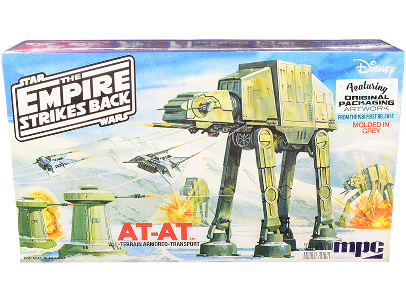 Skill 2 Model Kit AT-AT (All-Terrain Armored-Transport) "Star Wars: The Empire Strikes Back" (1980) Movie 1/100 Scale Model by MPC-0