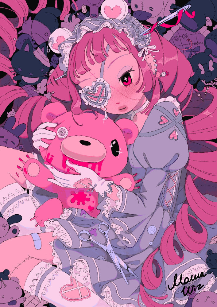 MawaWiz - Dear - Art Print - Gloomy Bear Exhibition