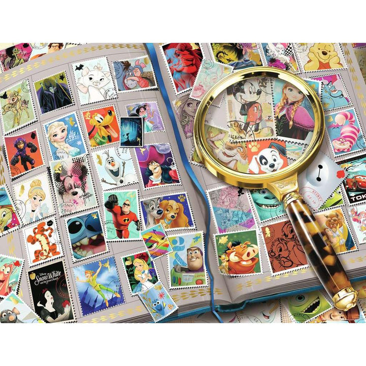 My Favorite Stamps Disney 2000 Piece Jigsaw Puzzle Ravensburger 2