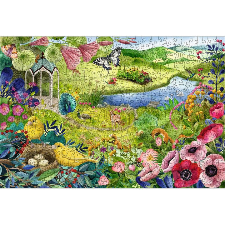 Nature Garden 500 Piece Wood Jigsaw Puzzle Ravensburger 2