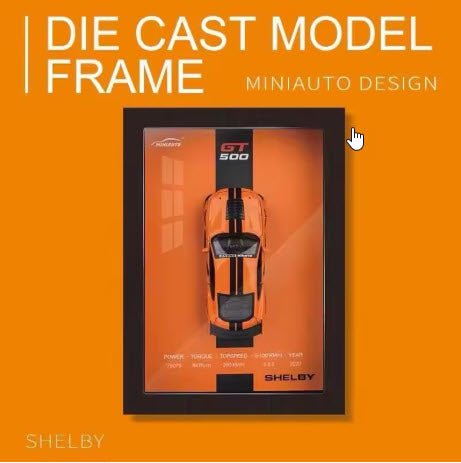 Shelby GT 500 1:32 Scale Model Car in Photo Frame