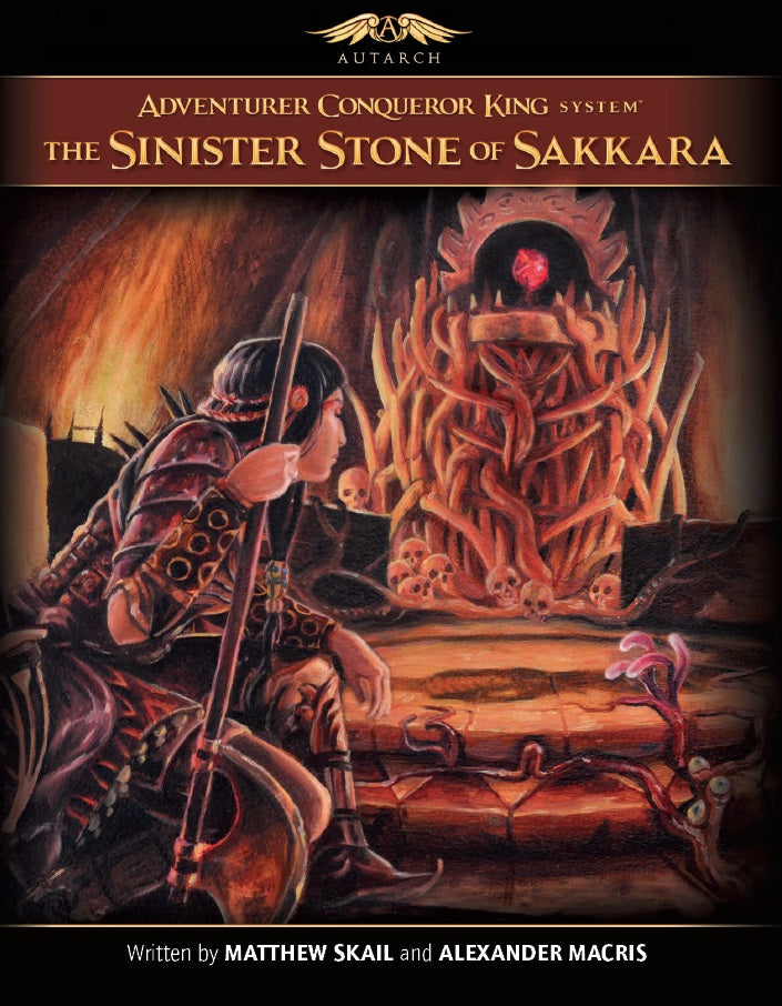 Fantasy Books - AX1 Sinister Stone of Sakkara (softcover)