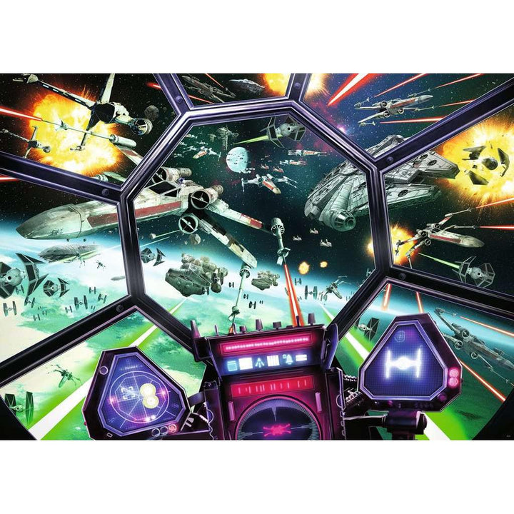 Stars Wars Tie Fighter Cockpit 1000 Piece Jigsaw Puzzle Ravensburger 2