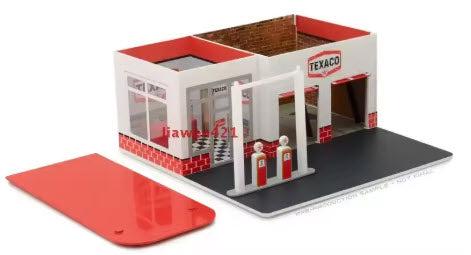 Texaco Vintage Gas Station Diorama 1:64 by Greenlight (Pre-order) 2