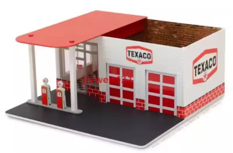 Texaco Vintage Gas Station Diorama 1:64 by Greenlight (Pre-order)