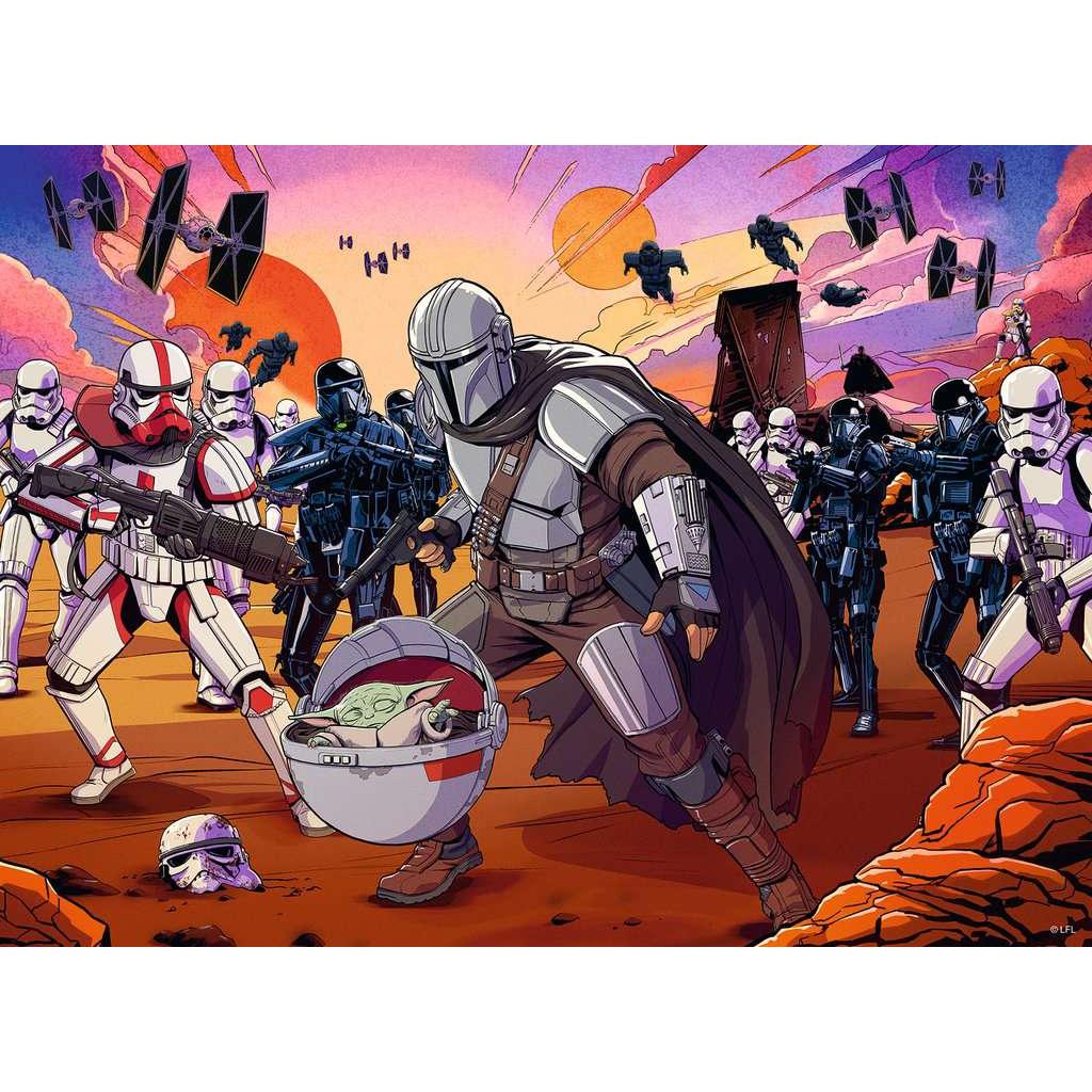 The Mandalorian Face Off 200 Piece Jigsaw Puzzle Ravensburger 2