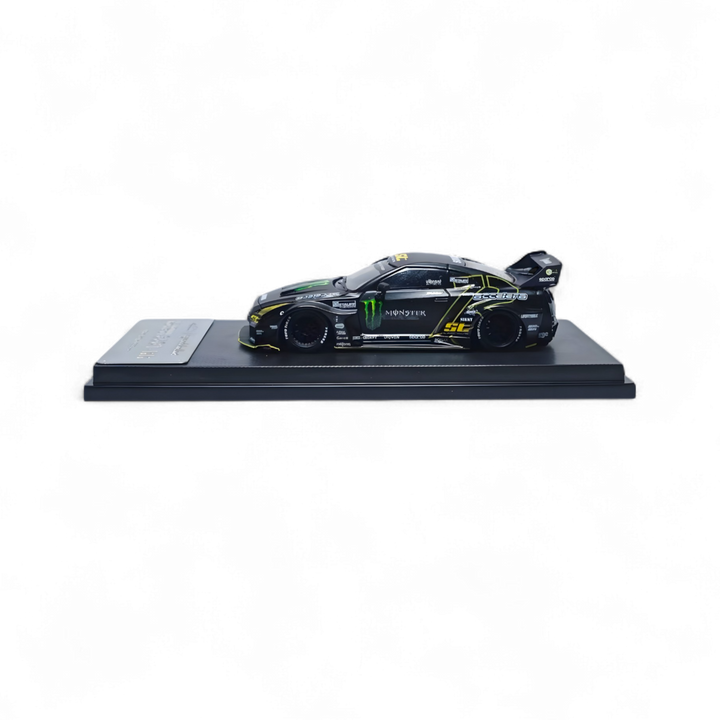 Nissan Skyline R35 GTR GT - Matte Black Monster 1:64 by MC 2