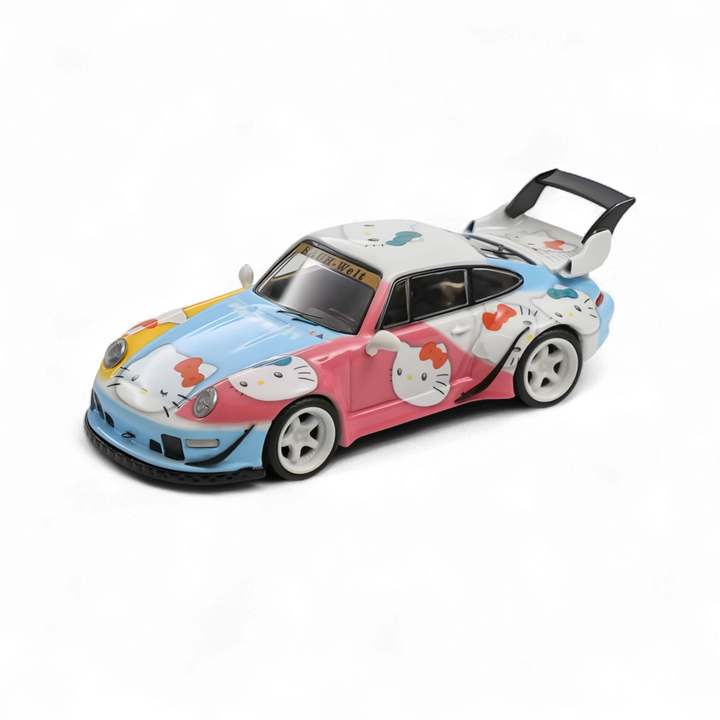Porsche RWB 993 – Hello Kitty Livery 1:64 by Flame