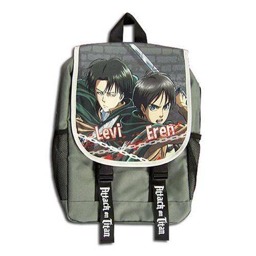 Backpacks - Attack on Titan Eren and Levi