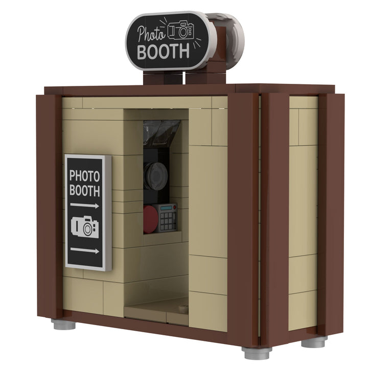 City Photo Booth made using LEGO parts