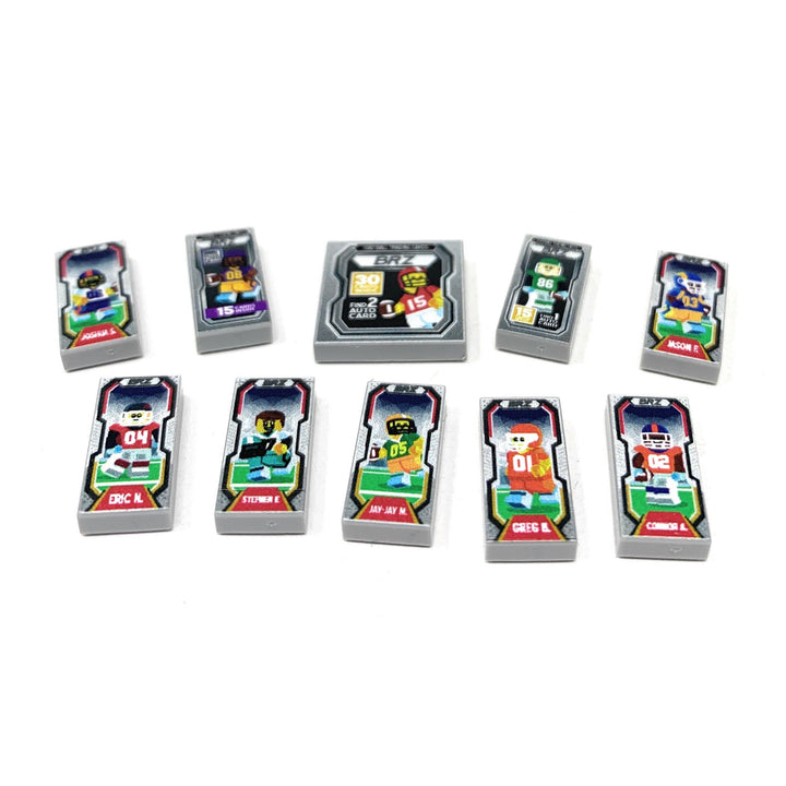 B3 Customs® Football Cards Fan Pack Lego Tiles