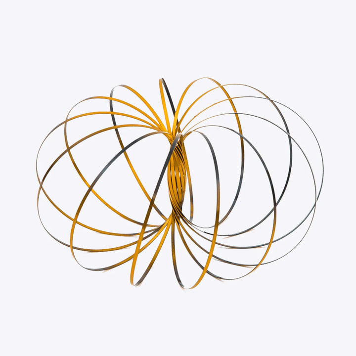 Mozi Flow Ring by Fun In Motion Black and Gold